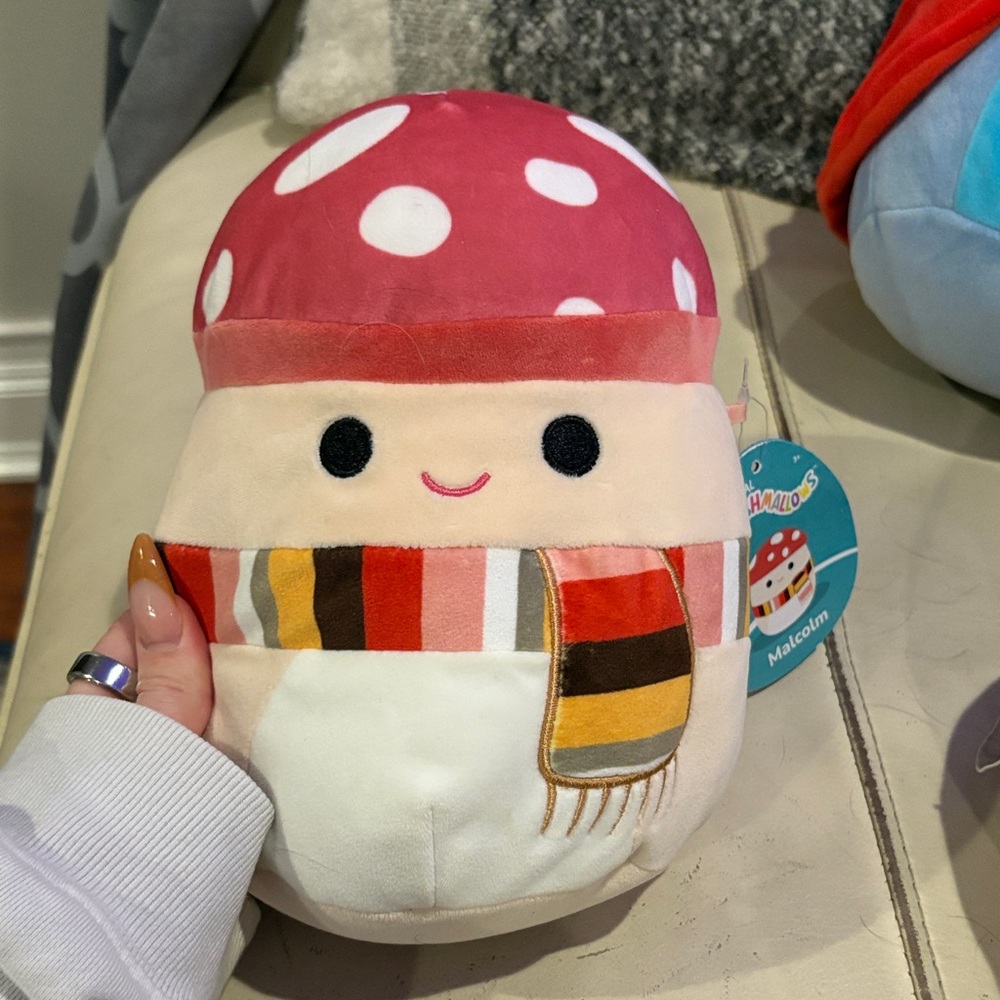 Squishmallows Malcolm Mushroom Plush